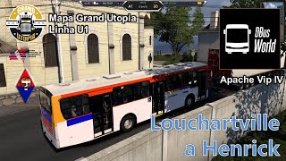 EUROTRUCK Dbus World  mapa Grand Utopia Linha U1 dbus ets2 [upl. by Dnaltiak74]