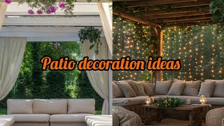 PATIO DECORATION IDEAS II PATIOS DECOR IDEAS II [upl. by Ikim]