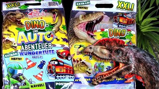 XXL Dino amp Auto Abenteuer Wundertüte Nr 3  auspacken  mit jeder Menge Spielzeug [upl. by Keldon965]