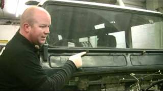 landrover 110 200tdi 300tdi td5 bulkhead how to change and fitting instructions and guide pt10 [upl. by Ary]