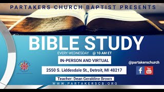 Partakers Church Pathway Bible Study 52224 [upl. by Samella]