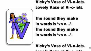 Vase of Violets Letterland Full HD Song [upl. by Cornelius]