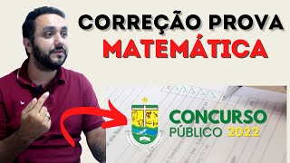 🔥CONCURSO CACHOEIRINHA 2022  CORREÇÃO PROVA MATEMÁTICA [upl. by Zamora399]