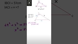 Pythagoras Theorem  Right Triangles  Geometry Questions and Solutions 3  Find Unknown Edge [upl. by Ellsworth433]