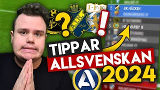 Tippar Allsvenskan 2024 fyra månader för tidigt [upl. by Eimiaj797]