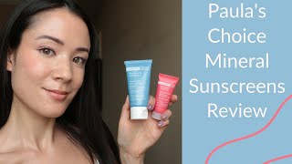 Paulas Choice SuperLight Daily Wrinkle Defense SPF 30 amp Essential Glow Moisturizer SPF 30 Review [upl. by Allerim]