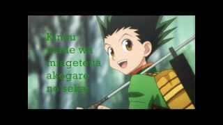 TobiraGon and Killua Romaji Lyrics Hunter x Hunter [upl. by Atrim]