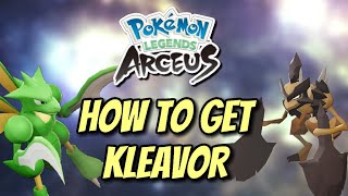 How to Obtain a Kleavor in Pokemon Legends Arceus shorts [upl. by Eixam980]