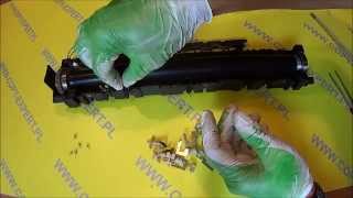 RICOH AFICIO MP 2000 1600 how to remove upper picker fingers thermistor spring [upl. by Adnihc]