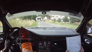 Rallye des Vins de Vouvray 2017 COSSON Anthony  NOURRY Anne Sophie PORSCHE 997 GT3 [upl. by Aikenahs]