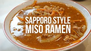 How to make REAL Sapporo Style Miso Ramen Recipe [upl. by Felita]