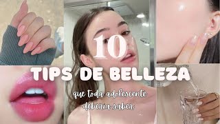 10 TIPS de BELLEZA que toda ADOLESCENTE debería conocer de inmediato 🌷  Moonie [upl. by Adnorahc]