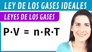 Ley de los GASES IDEALES 🎈 Fórmula y problema [upl. by Cohn]