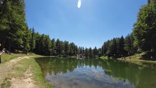 Lago della Ninfa Cimone appennino toscoemiliano facciamo il giro insieme del piccolo lago [upl. by Retsev157]