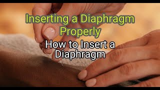 Inserting a Diaphragm Properly  3 Ways To Insert A Diaphragm 😏🤗 short inserting diaphragm diap [upl. by Remmer194]