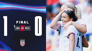 USWNT vs Mexico  Highlights  July 13 2024 [upl. by Leandro204]