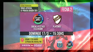 Social Atlético Televisión vs Platense [upl. by Illene]