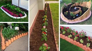 Creative Garden Edging Ideas for PicturePerfect Landscapes  garden ideas [upl. by Marne]