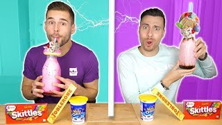 TWIN TELEPATHY FREAKSHAKE CHALLENGE [upl. by Dnamra]