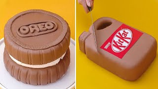 Top Fondant OREO amp KITKAT Cake Decorating Tutorials  Amazing Chocolate Cake Decorating Ideas [upl. by Ardnuhsor]