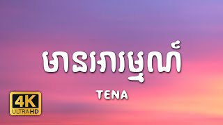 TENA  មានអារម្មណ៍ OFFICIAL LYRICS VIDEO [upl. by Assetnoc]