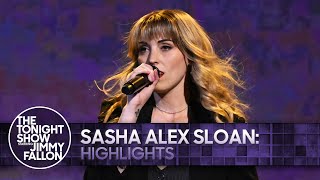 Sasha Alex Sloan Highlights  The Tonight Show Starring Jimmy Fallon [upl. by Noonberg]