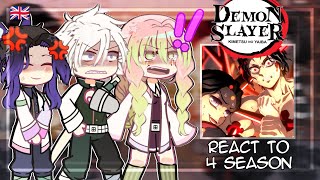 Hashiras React To Hashira Training Arc  SEASON 4  Demon Slayer  KNY  Gacha Club [upl. by Schaper]