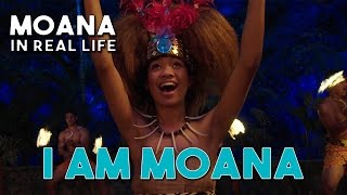 I AM MOANA Song of the Ancestors Official MoanaVaiana Music Video in Real Life by WWL with lyrics [upl. by Nylanna]