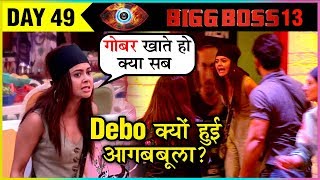 Siddharth Shukla LOCKS Angry Devoleena Inside Bathroom  CHOR TASK  Bigg Boss 13 Episode Update [upl. by Mckale]