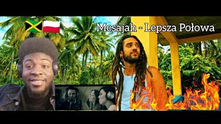 African🇬🇭 Reacts to polish reggae🇵🇱 Mesajah  Lepsza Połowa  Reakcja 2021 [upl. by Audrit]