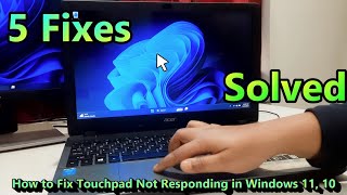 How to Fix Touchpad Not Responding in Windows 11 10 [upl. by Calysta]