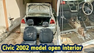 honda civic 2002 model open interior review 👌 [upl. by Iolenta]