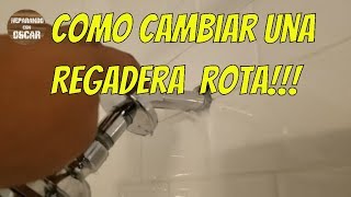 Regadera Con Gotera  Como Cambiar El Tubo Roto  Tutorial Paso A Paso [upl. by Nojad952]