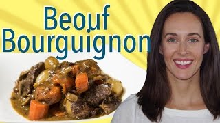 Boeuf Bourguignon Recipe Demo  Elegant French Beef Stew [upl. by Marchese]