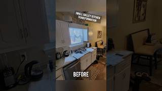 Small Galley Kitchen Transformation  short shortvideo kitchen interiordesign kitchendesign [upl. by Aenad]