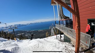 Skiing Gunbarrel down Heavenly Mountain [upl. by Oicatsana]