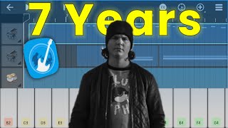 7 Years Lukas Graham Song On PianoWalkband [upl. by Lundquist]