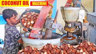 Virgin Coconut OIL expeller pressed  Cold Wood press  Wooden Cold Pressed  Small Scale Industry [upl. by Ellenaj]