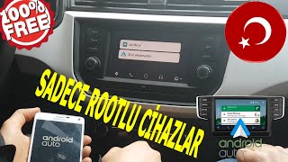 Android Auto cihazlar için \u00100 Ücretsiz kolay çözüm I New Mirrorlink Android Auto 2021 [upl. by Ellenet18]