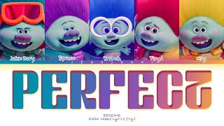 BroZone  Perfect Color Coded Lyrics Eng From Trolls Band Together [upl. by Lovell]