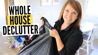 WHOLE House Declutter amp Clean with Me [upl. by Audsley]