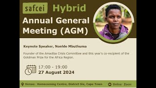 SAFCEI Hybrid AGM 2024 [upl. by Asirrom]