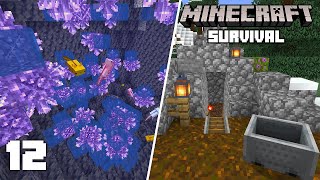 Minecraft The EASIEST amp BEST Amethyst Farm  118 Survival Lets play  Ep 12 [upl. by Matheson]