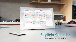 Skylight Calendar  The smart touchscreen calendar amp organizer making family life more manageable [upl. by Ylsel]