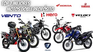 Las 7 Mejores Motocicletas Doble Propósito 2024😱  ¡Baratas en México🔥 [upl. by Ihpen]