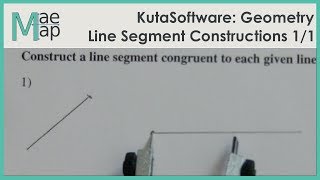 KutaSoftware Geometry Line Segment Constructions [upl. by Phineas]