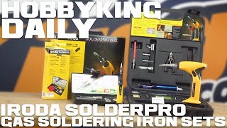 Iroda SolderPro 4in1 Gas Soldering Iron Sets  HobbyKing Daily [upl. by Alicec]