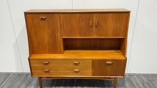 Mid century teak highboard sideboard by G Plan [upl. by Nylyrehc]