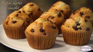 Recette des Muffins aux Pépites de Chocolat [upl. by Edward82]