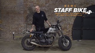 Staff Bikes Marks Triumph T120 Bonneville By Down amp Out Motorcycles [upl. by Blondie882]